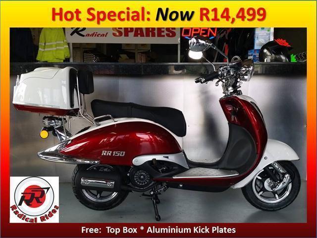 Brand New RR Harvey 150cc Scooter HOT SUMMER SPECIAL!