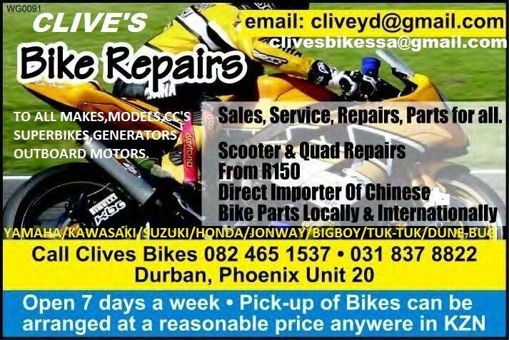 2 and 4 stroke engineering at clives bikes