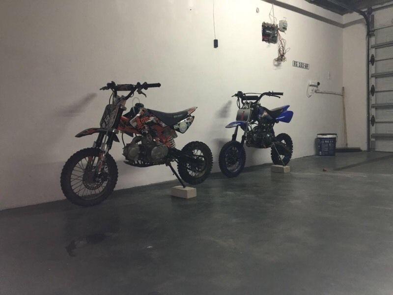 Pitbikes and go kart
