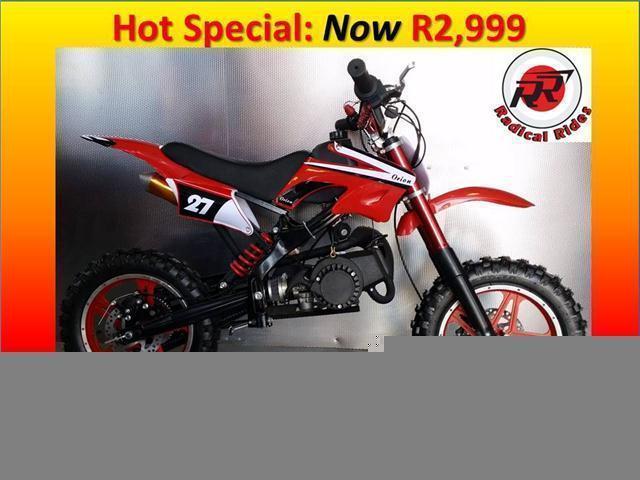 New Pit Bikes. Best Quality imported! HOT SUMMER SPECIAL!