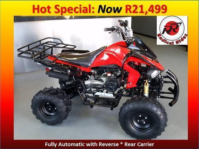 New Quads 150cc Auto with Reverse. HOT SUMMER SPECIAL!