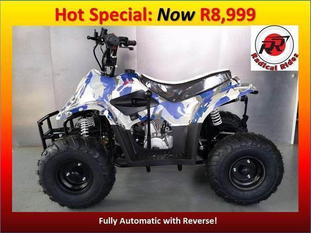 New Quads 110cc Auto with Reverse. HOT SUMMER SPECIAL
