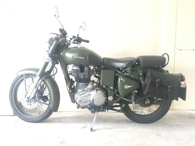 2013 Royal Enfield Classic 500 (Military Green)