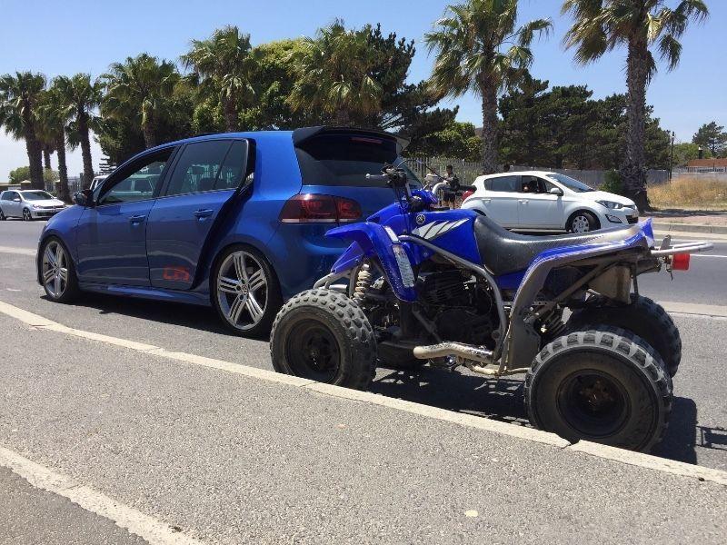 Quad bike Yamaha blaster slightly neg