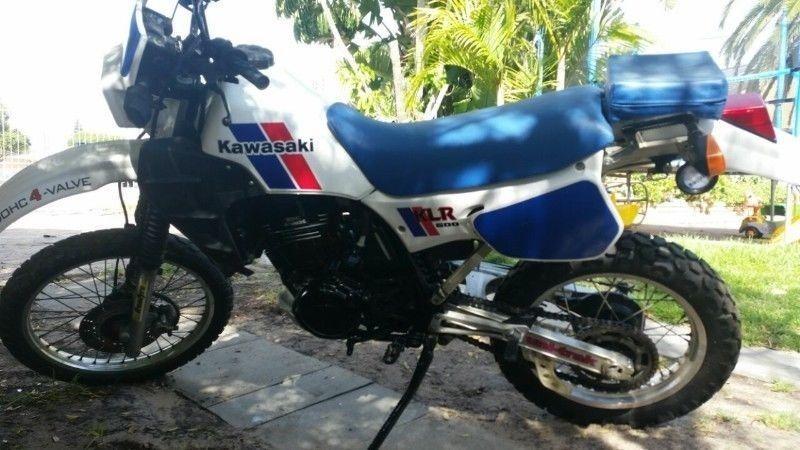 1984 Kawasaki KLR RUNNING