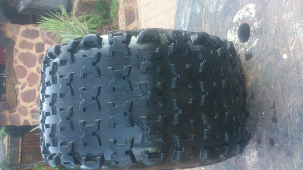 Yamaha blaster Tyre and rim for sale