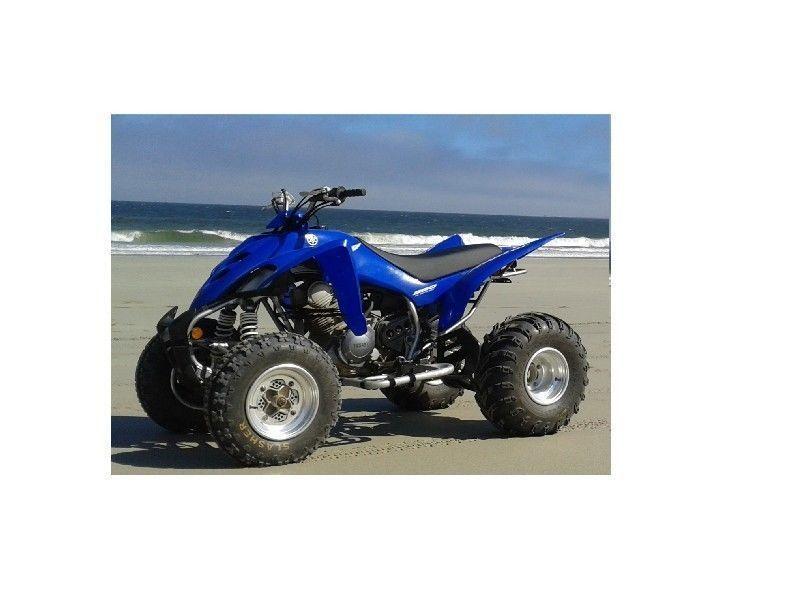 2008 Yamaha Raptor 350 plus treiler