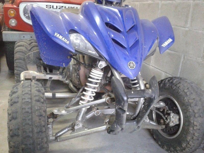 2008 Yamaha Raptor 350 plus treiler