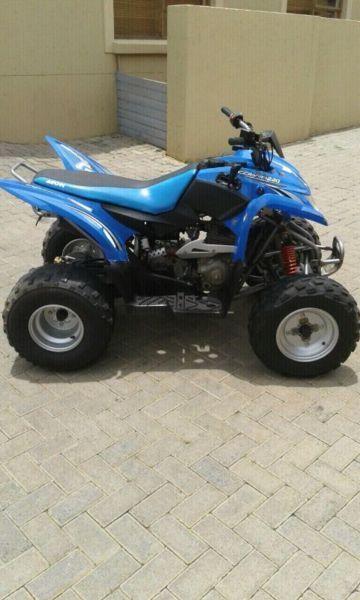 2012 automatic kawsaki quad in mint condition 220cc bargain