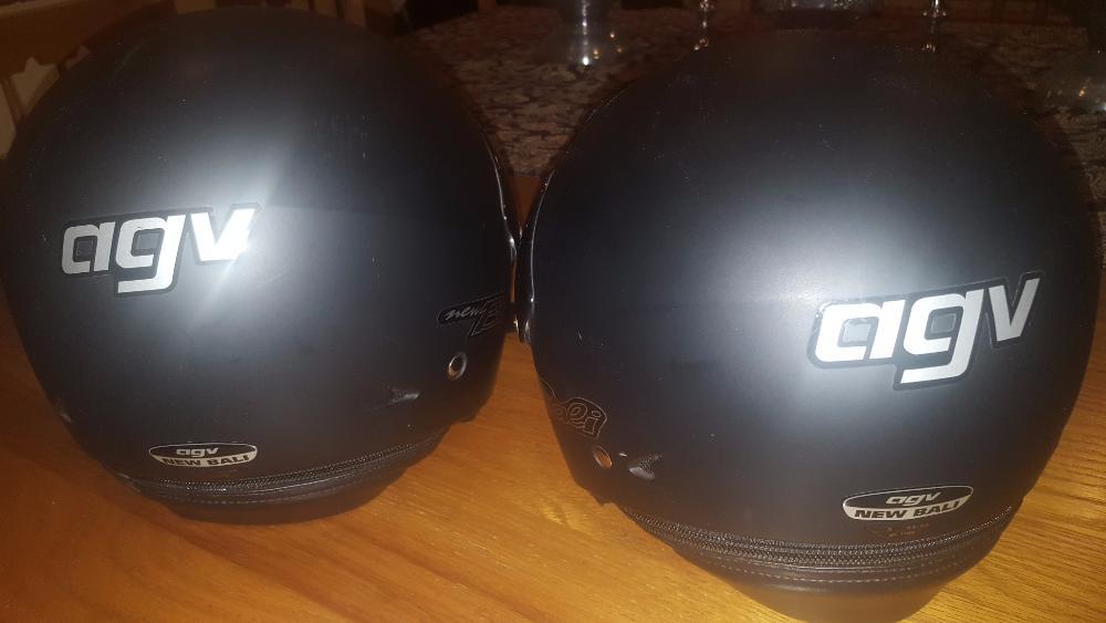 2 AGV New Bali helmets - excellent condition inside and outside