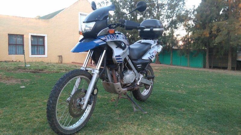 2004 BMW Dakar 650 F-Series with BMW Topbox