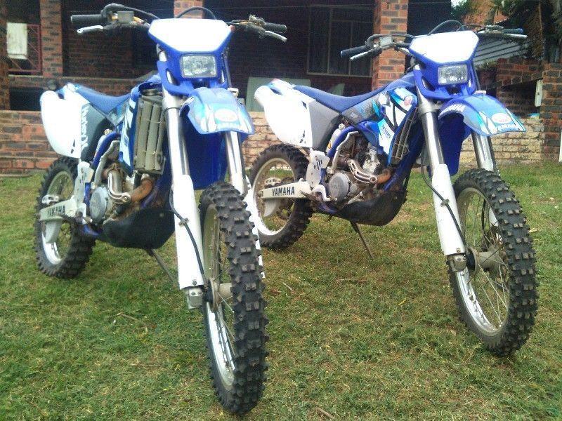 2005 Yamaha Wrf 250f, times 2