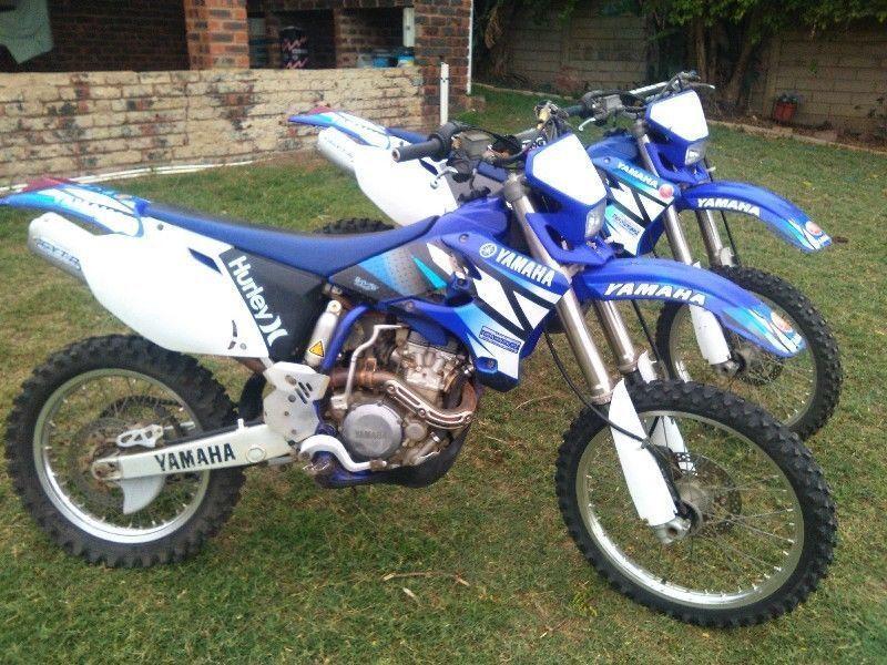 2005 Yamaha Wrf 250f, times 2