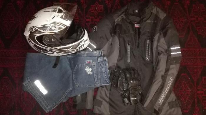 Woman's Motorcycle Gear (Helmet, Jacket, Pants and the Gloves for free