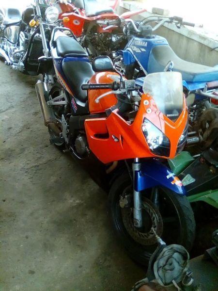 BIKE TO CLEAR: cruiser R10 000/CBR 150 R5500nt neg/CBR 400 R12 500 NT NEG/ AEON COBRA 220 R5000 NT