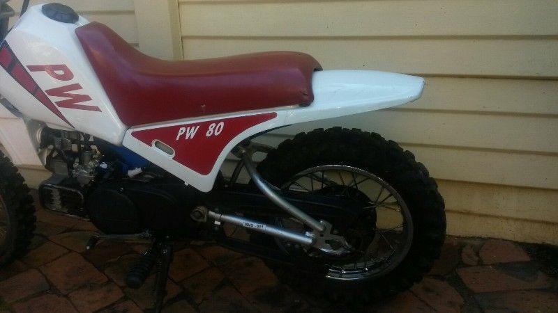 Yamaha PW80 2 Stroke,semi-automatic