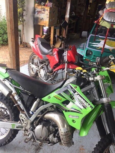 KDX 200 and XR 125 for sale