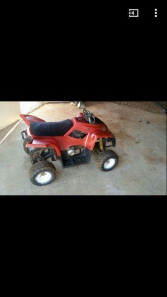 Quad bike running condition