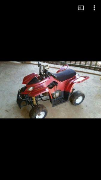 Quad bike running condition