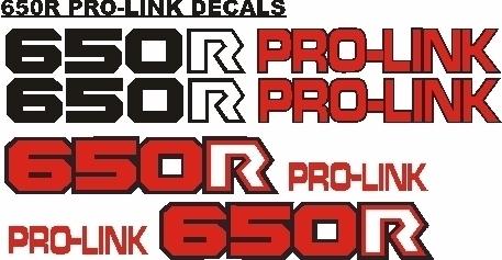 XR 650R Honda decals sticker kits