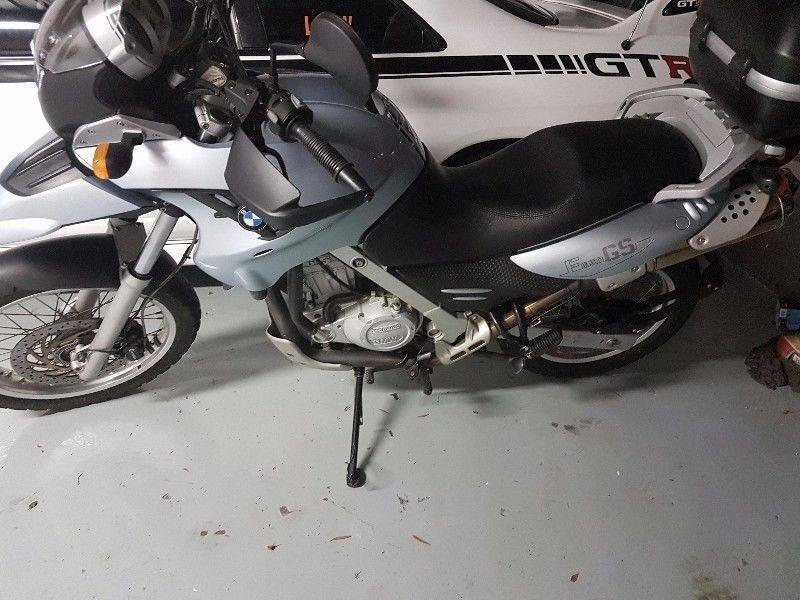 BMW F-Series GS 650 motorcyle in very good condition with low milage and service history