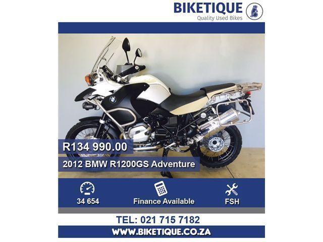 2012 BMW R1200GS Adventure - White with Top Box
