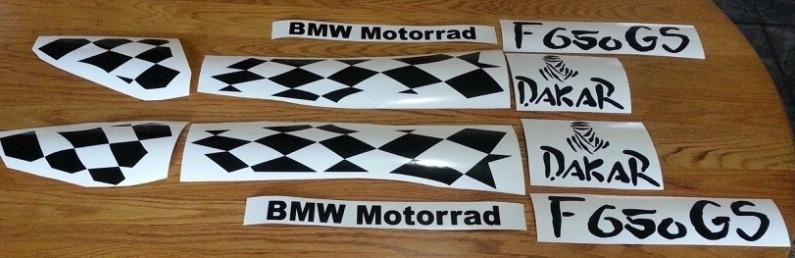 F650 GS decal sets graphics stickers for all year models