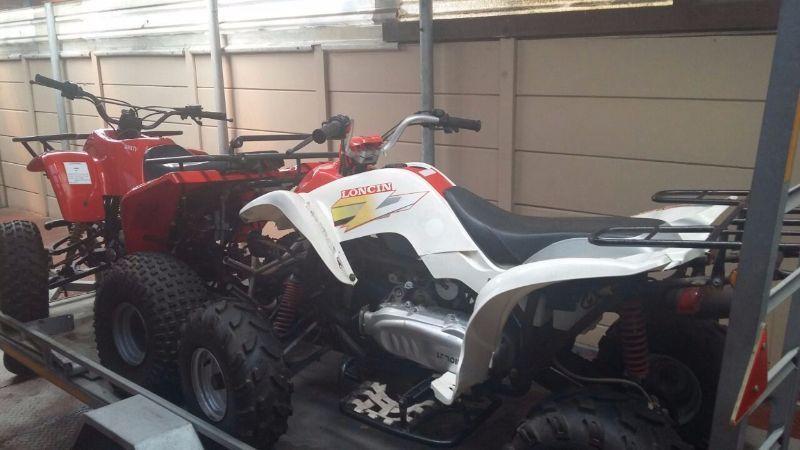 2009 2 x Quad bikes and trailer special // R20 000