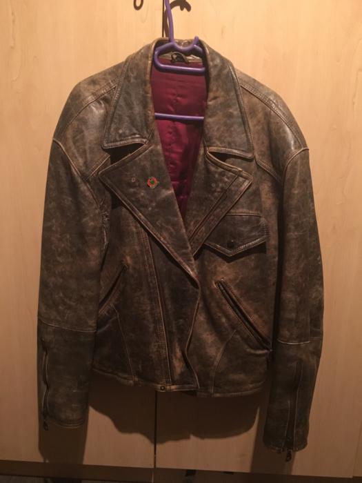 Vintage leather bikers jacket