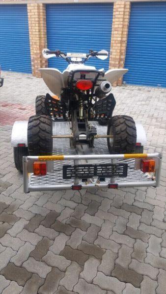 Gomoto 250 ATV with trailer