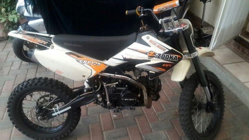 BIG BOY ZOOKA PITBIKE 125CC R4000.00