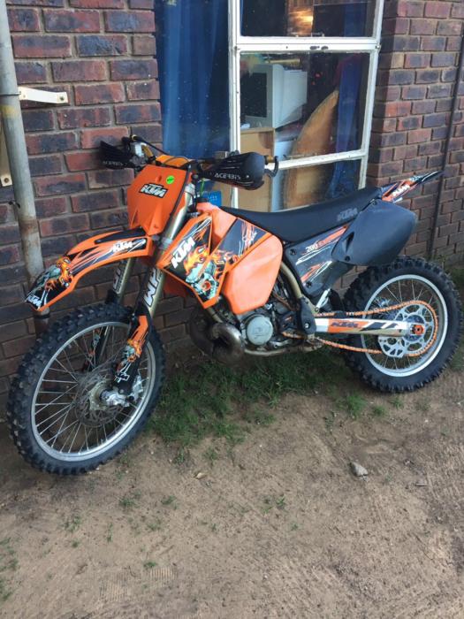 Ktm 200 exc, 2004