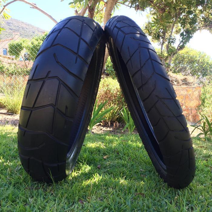 Tyre set for BMW F800GS (Pirelli Scorpion Trail)