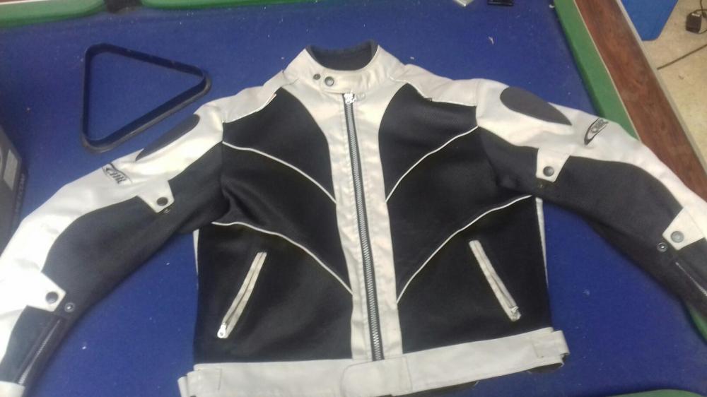 Biker's windbreaker jacket