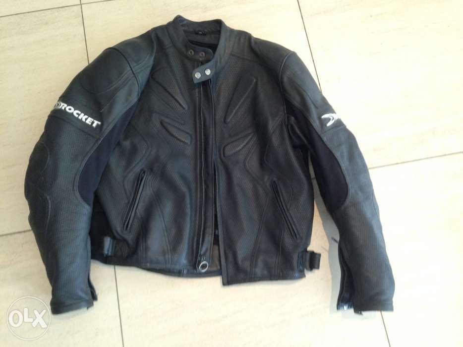 Large leather riding jacket. Like new
