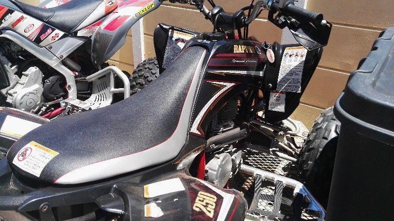 2009 Yamaha YFZ 250cc Limited Edition Quad