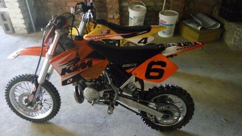 2002 KTM SX65 to swop for SX50
