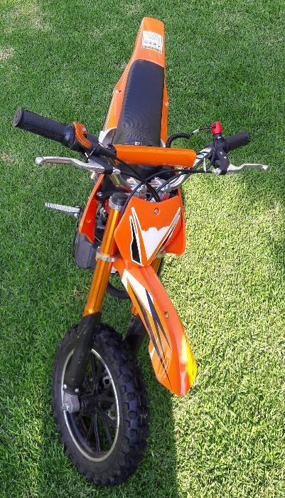 Orange Pit Bike