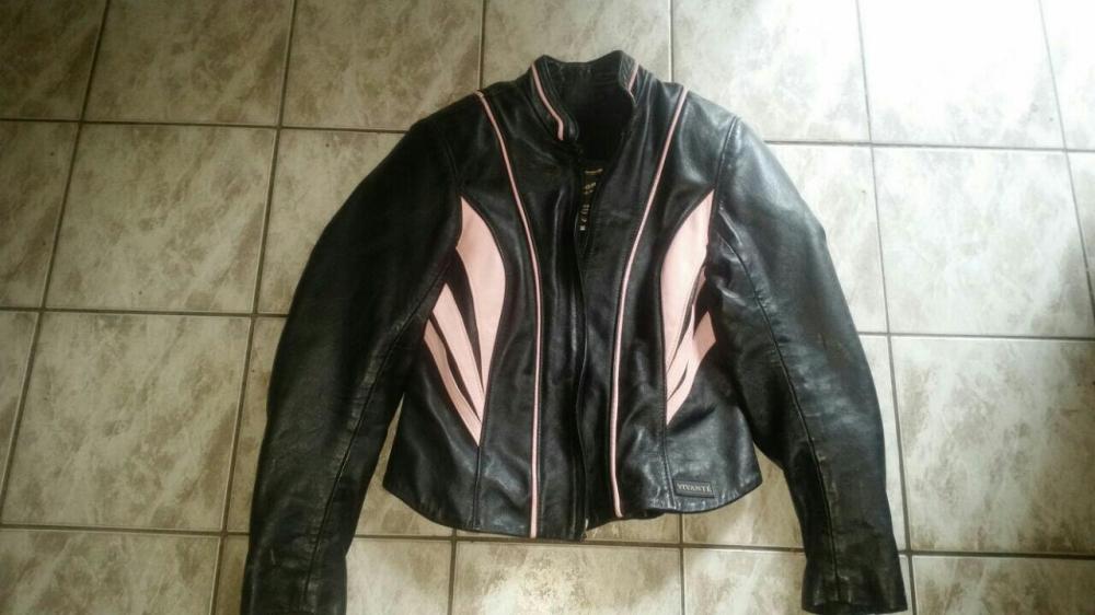 Vivante Womans Leather bike jacket