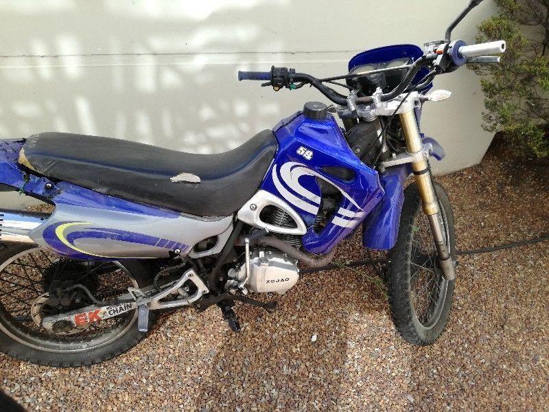 200 cc off/on road bike for sale