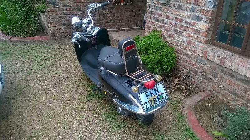 Black and Chrome Gomoto Scooter for Sale