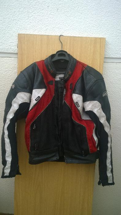 RST* leather Motorcycle Jacket (SMALL) BLK_RED_WHITE used