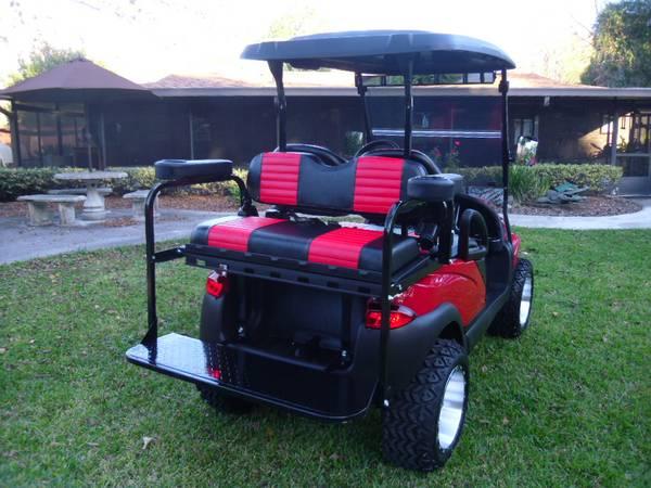 Red Cts Caddy Style Club Car Golf Cart Brand New Batteries