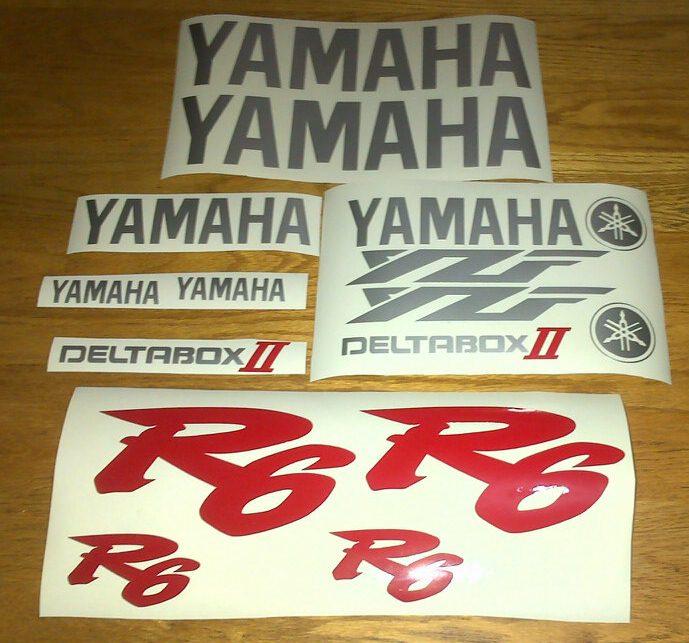 R6 Yamaha decal sets