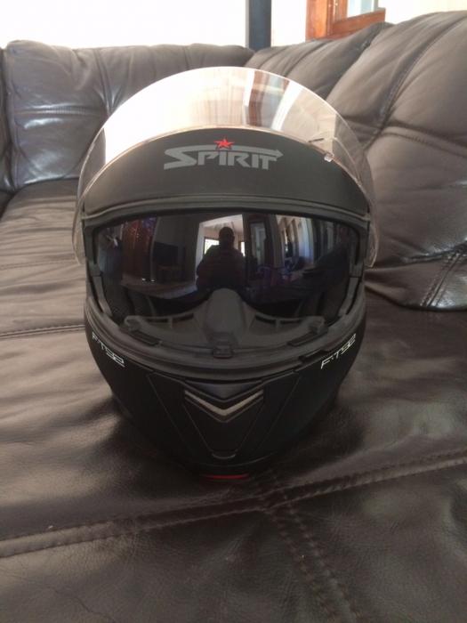 Spirit FT92 flip face helmet & TRP bike jacet