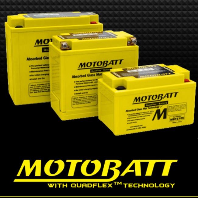 Motobatt gel batteries for Harleys/Superbikes/adventure/quads
