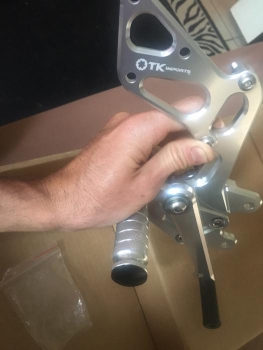 Honda cbr 1000rr rearsets. 2008 to 2016