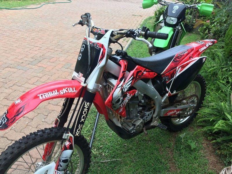 2008 Honda CR 450X - Monster of a bike