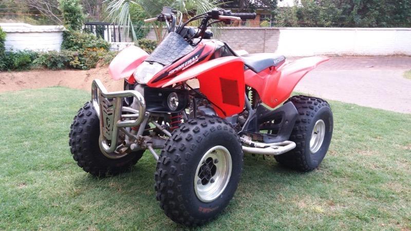 Bargain Honda 250cc sportrax semi auto quad must go today