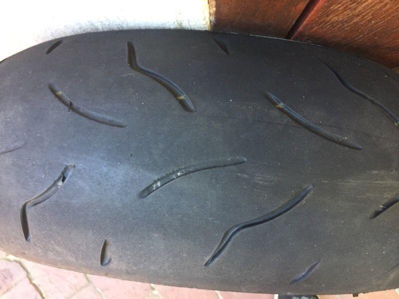 Bridgestone Battlax tyre used 180/55/17